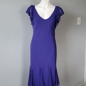 Slinky Purple Dress